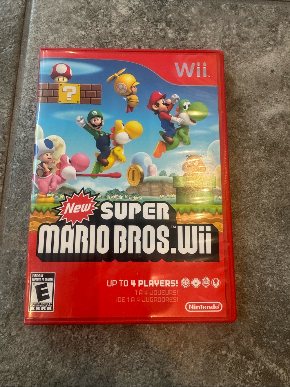 Super Mario Bros. Wii Game with case and maual (Nintendo Wii, 2009)